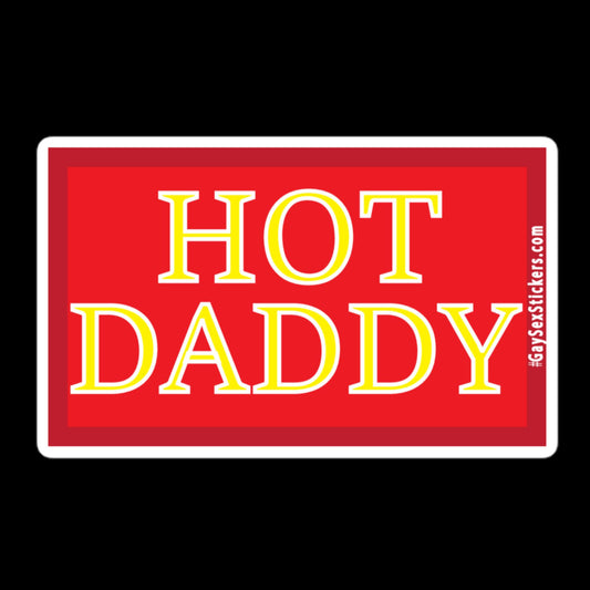 Hot Daddy Sticker