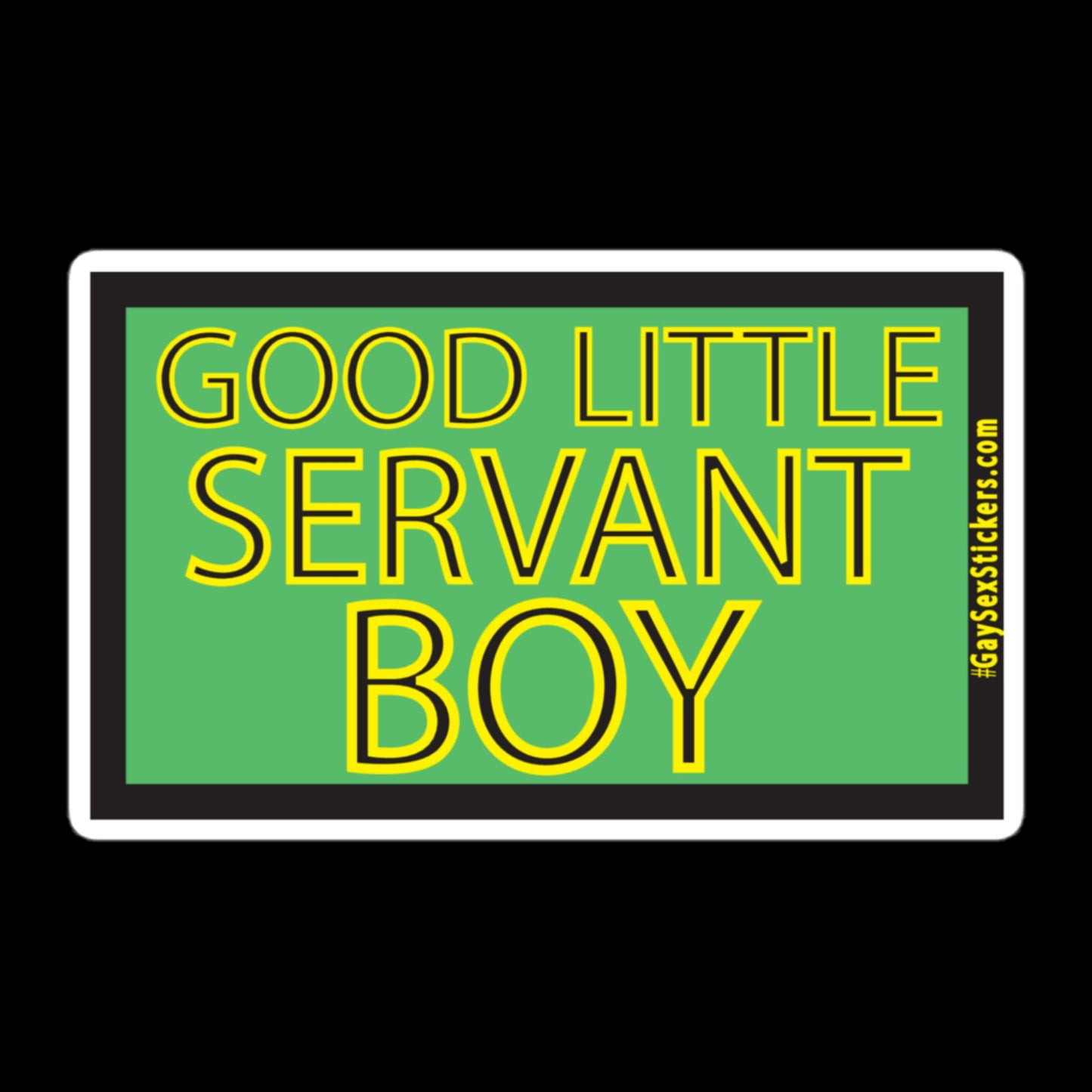 Bon petit garçon serviteur Sticker