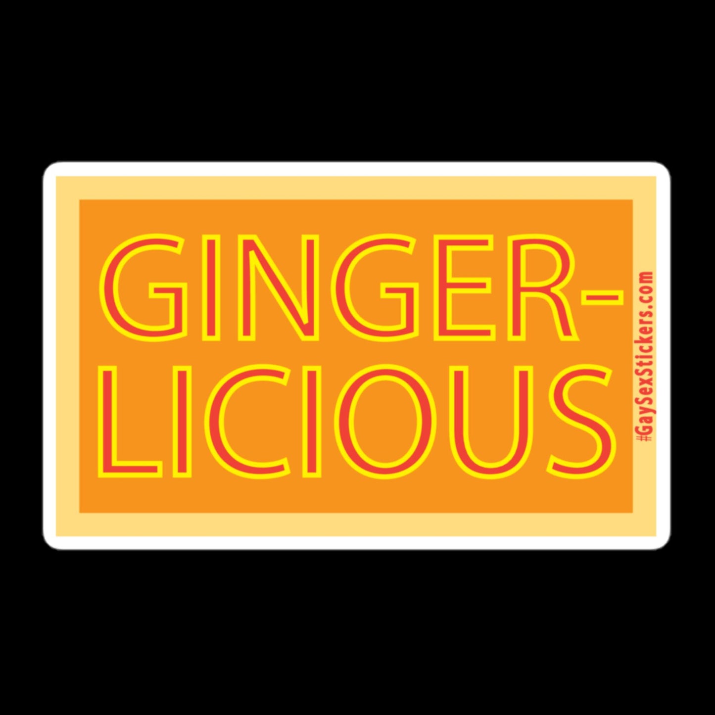 Ginger-licious Sticker