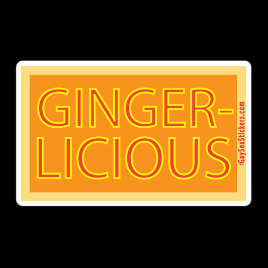 Ginger-licious Sticker