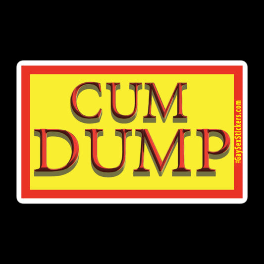 Cum Dump Sticker