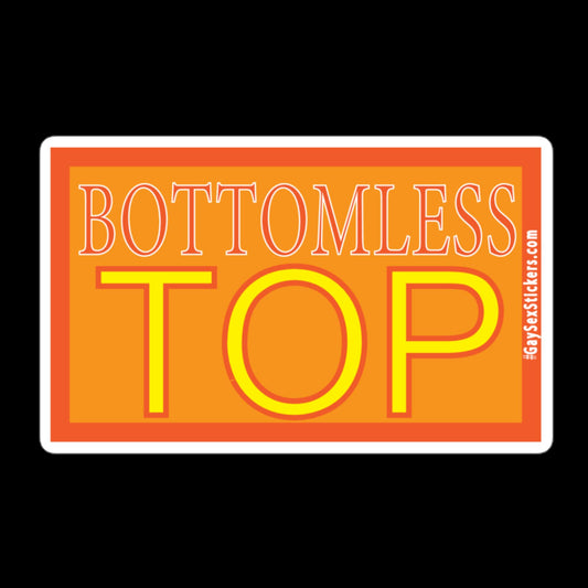 Bottomless Top Sticker