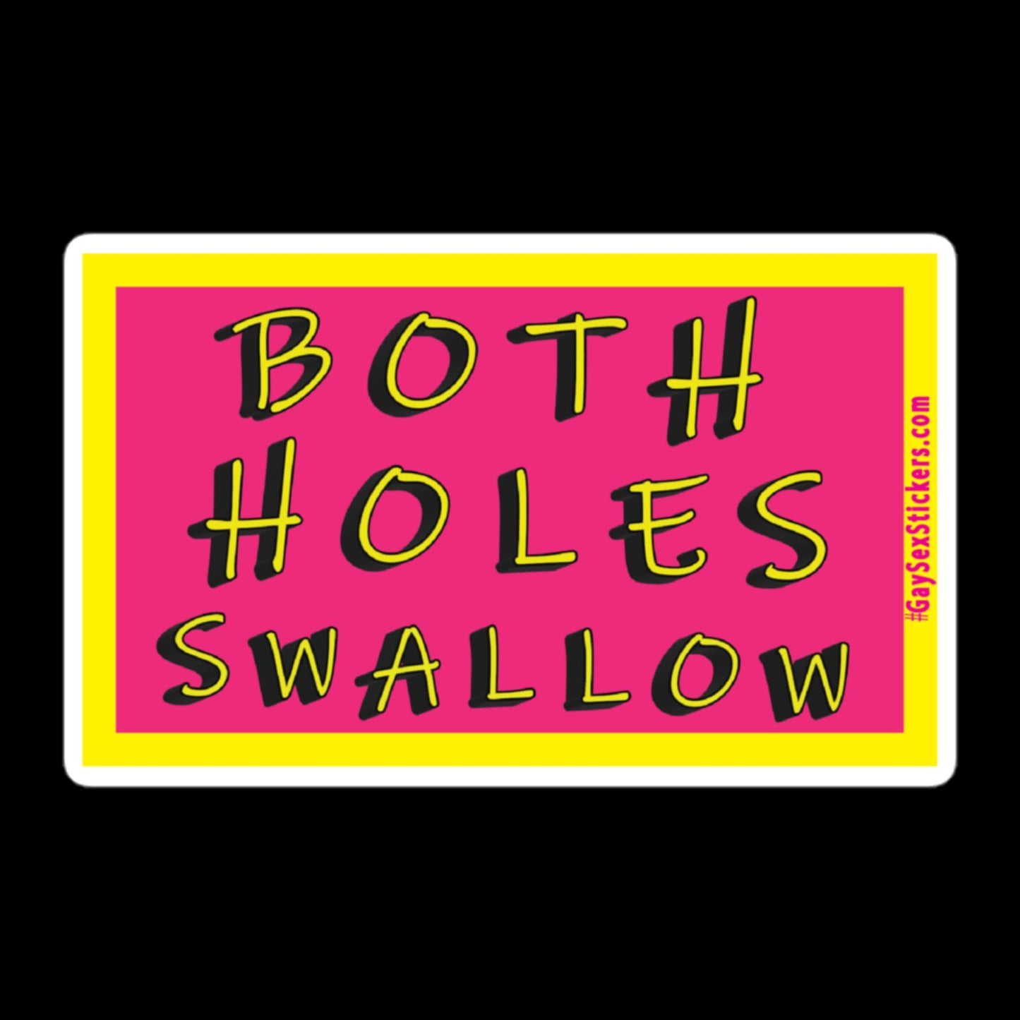 Both Holes Swallow Sticker