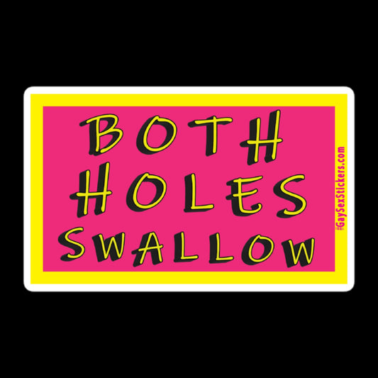 Both Holes Swallow Sticker