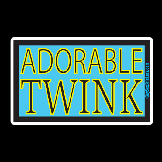 Adorable Twink Sticker